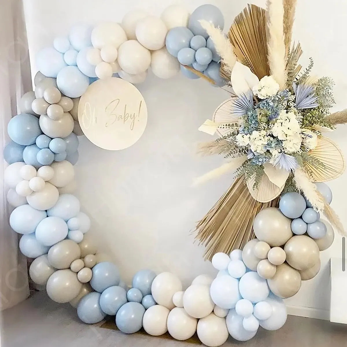 Plastic Balloon Arch Ring DIY Wreath Frame Holder Circle Ballon Stand Column Base Baby Shower Wedding Birthday Party Decor Kids