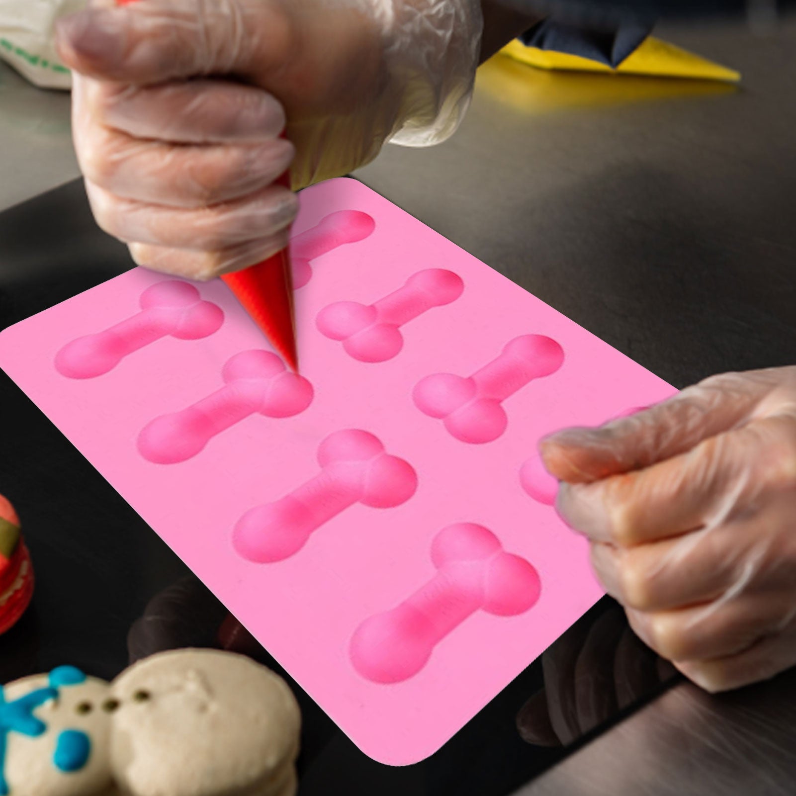 Sexy penis cake mold dick ice cube tray Silicone Mold Soap Candle