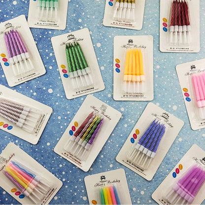 100 box Dream colorful color Candle Cake Party Birthday Party Festival Supplies Lovely Birthday Candles for Kitchen Baking Gifts