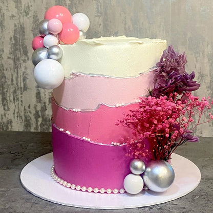 20Pcs Balls Cake Toppers Metal Silver Gold 2-4cm Different Size Colorful Balls Cake Toppers for Brithday Wedding Christmas Decor