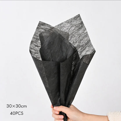 40pcs Cotton Flower Wrapping Paper – Bouquet Liner Sheets for Florist, Wedding &amp; Birthday Gifts