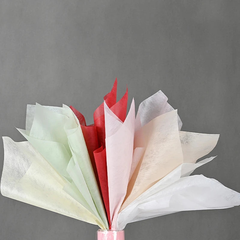 40pcs Cotton Flower Wrapping Paper – Bouquet Liner Sheets for Florist, Wedding &amp; Birthday Gifts